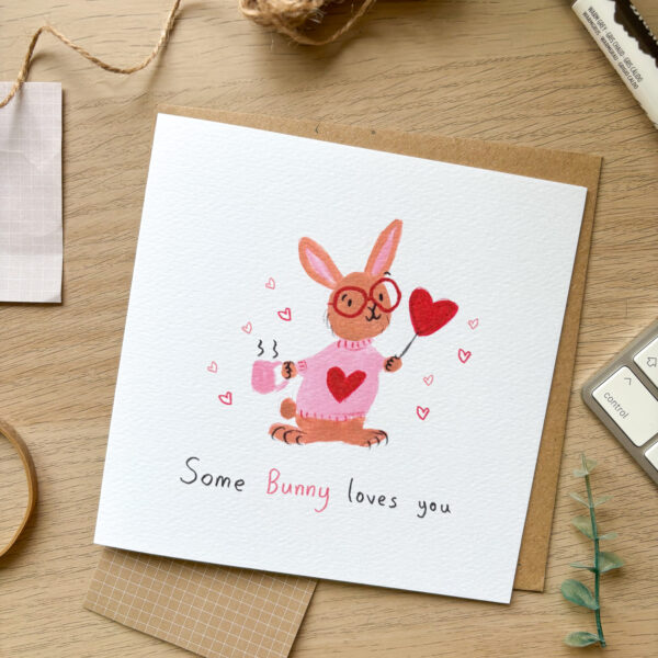 Some Bunny Loves You Valentine's Card