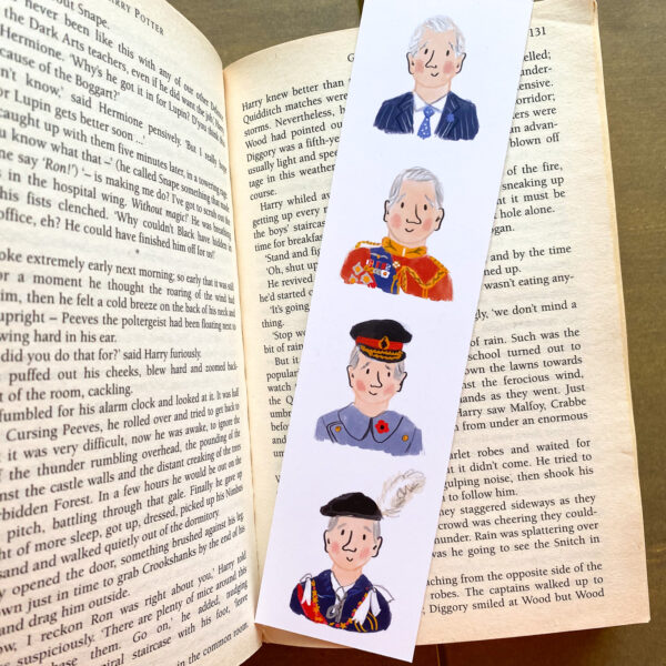 King Charles III Double Sided Bookmark