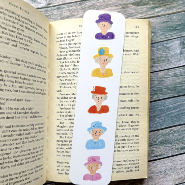 Queen Elizabeth Double Sided Bookmark