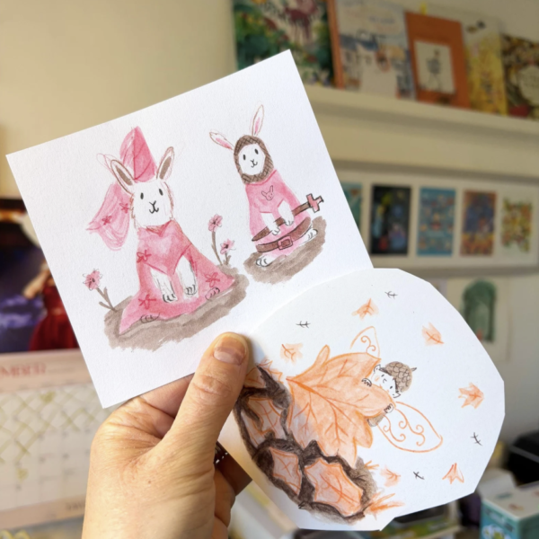 Mystery Original Drawing – Mini Illustration